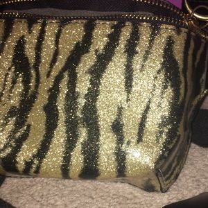Gold Zebra Print Fanny